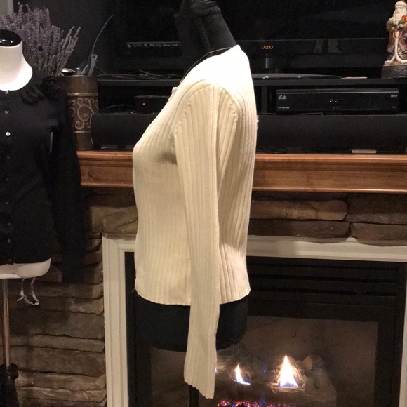 Lauren- Ralph Lauren rib knit, zip front sweater - Picture 3 of 5